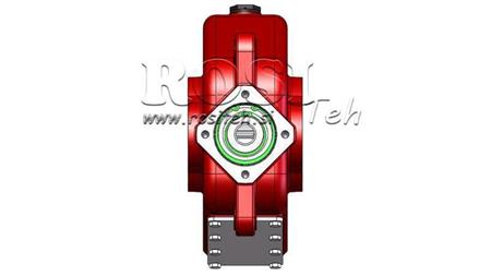 GEARBOX RT520 FOR HYDRAULIC MOTOR MP/MR/MS RATIO 43.6:1