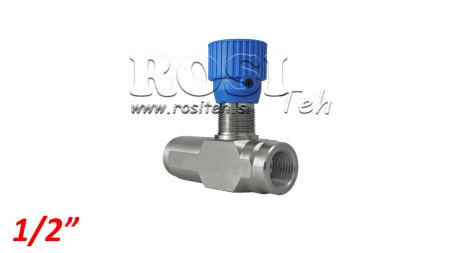 REGULATOR DE FLUX VRFU - VALVĂ DE DAMPING NON-RETURN 1/2 UNIDIRECȚIONAL - 50LIT