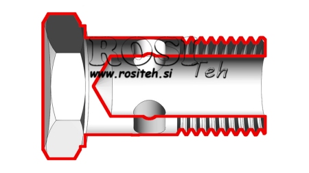 BOLT HIDRAULIC HOLLOW 1/4
