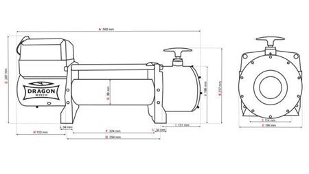 VERRICELLO ELETTRICO 12 V DWT 15000 HD - 6803 kg