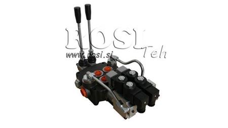 VALVĂ HIDRAULICĂ 2xP80 - EO 12V