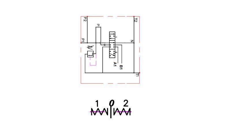WIRING DIAGRAM 1xP40 UNIDIRECTIONAL B1
