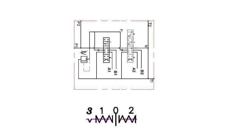 WIRING DIAGRAM 2xP40 FLOATING