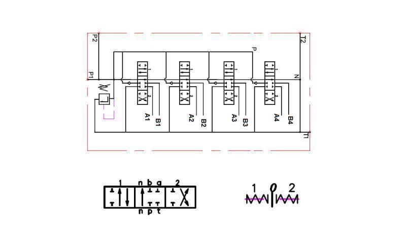 DIAGRAMĂ DE CABLARE 4xP40