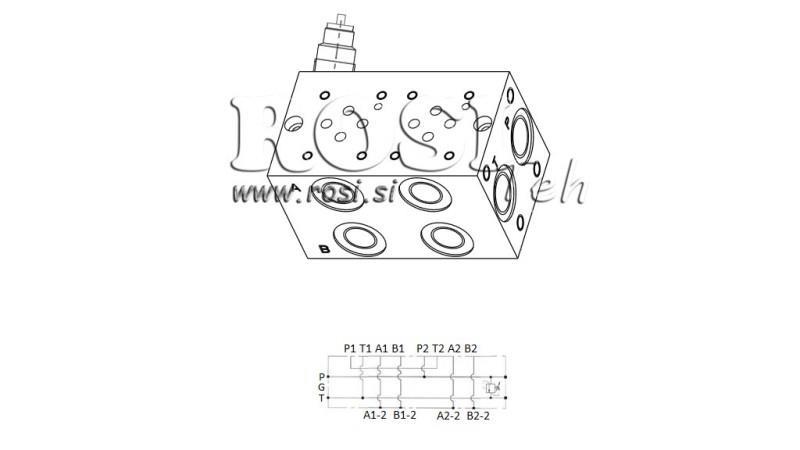 SERIAL BASE CETOP3 NG6 2M WITH SAFETY